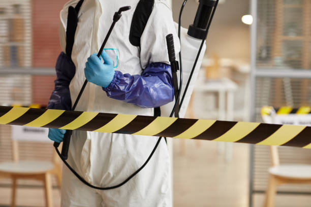 Professional Biohazard technician working in Mount Calvary, WI